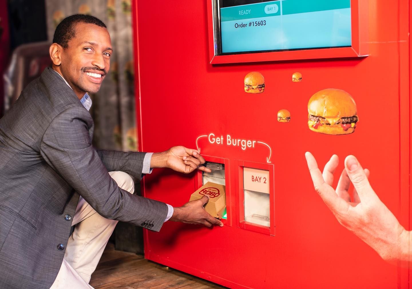 vending machine burger