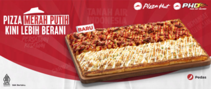 pizza merah putih