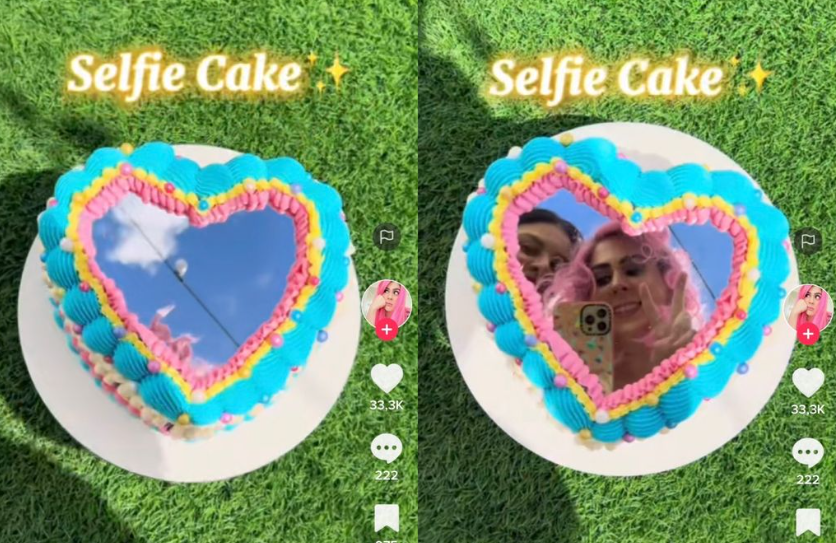 selfie cake