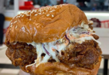 hot chicken sandwich