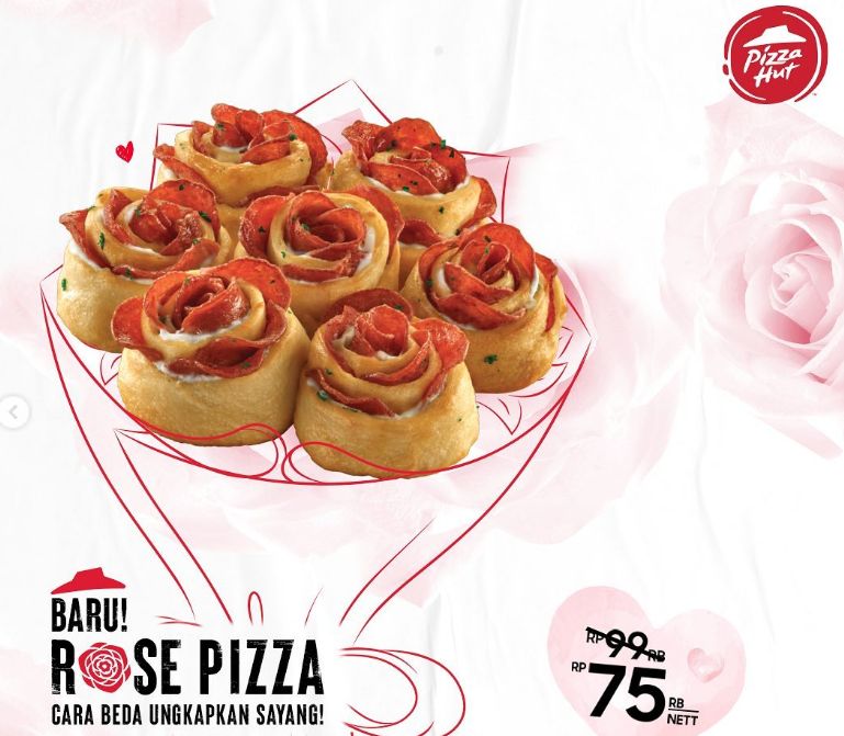 rose pizza dari pizza hut