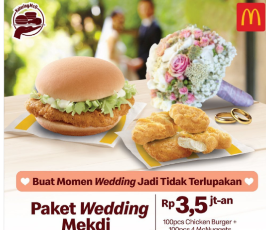 Paket Wedding Mekdi: Solusi Catering Pernikahan dari McDonalds Indonesia paket wedding mekdi