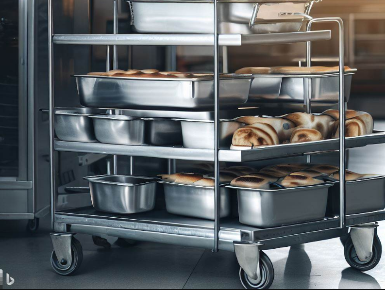 bakery pan trolley