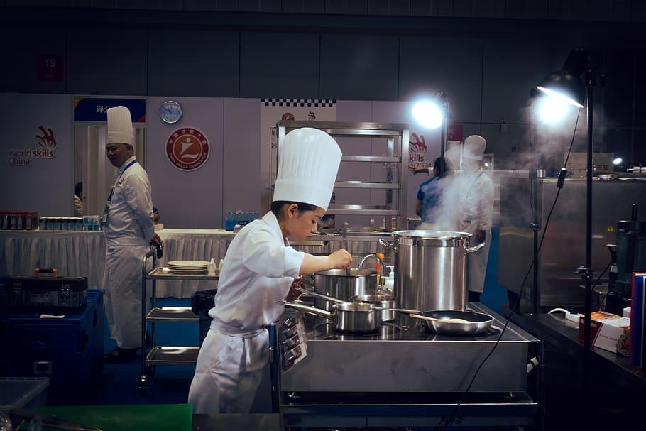 cooking table dapur komersial