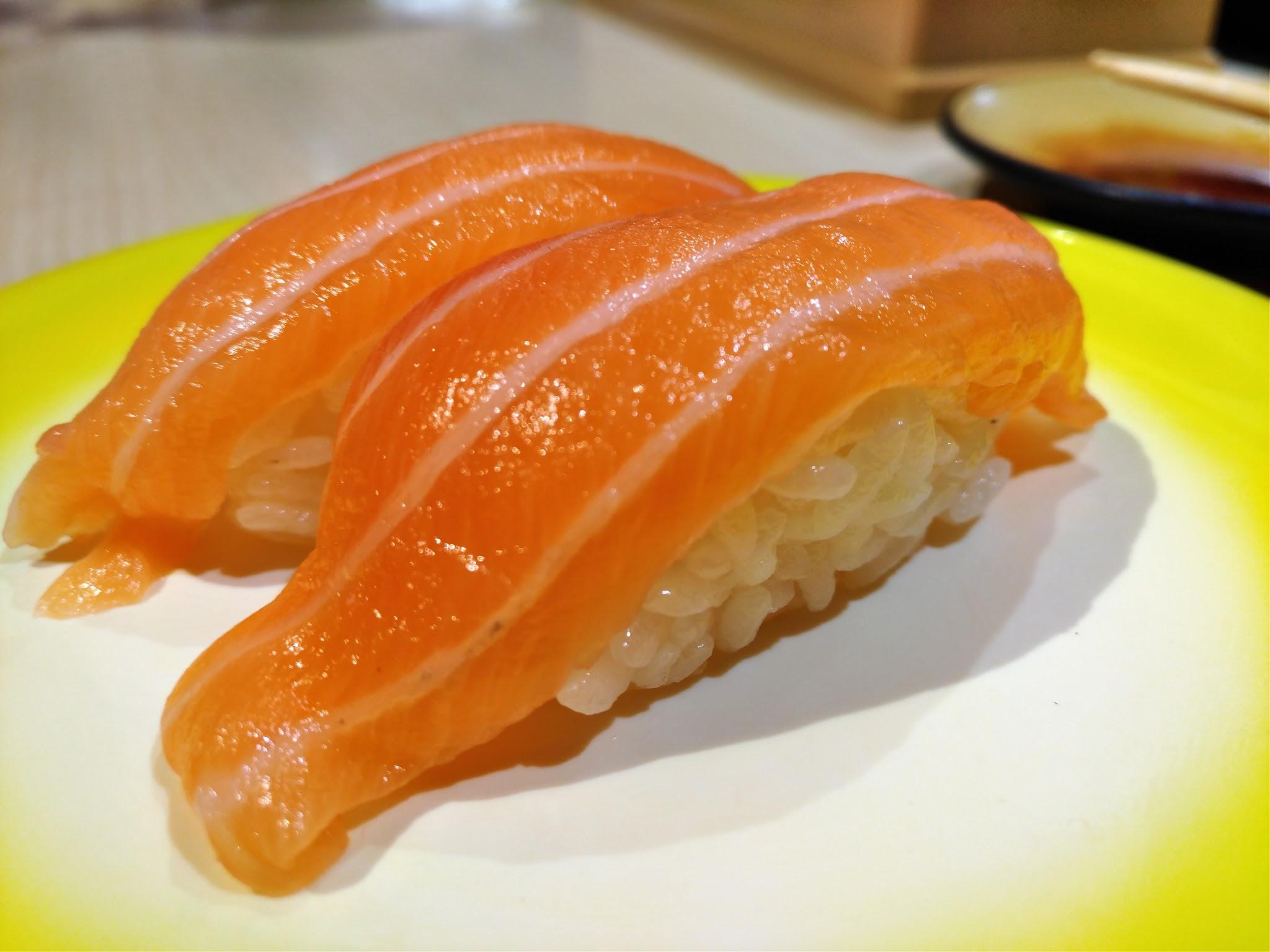 salmon sushi