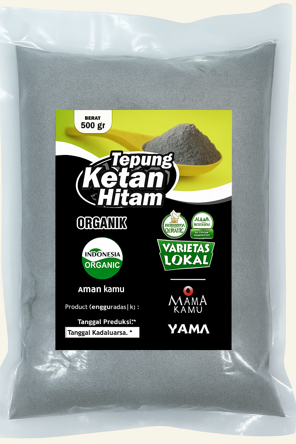 tepung ketan hitam
