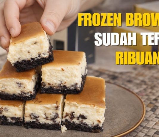 Mengalunkan Manisnya Cokelat yang Menggoda Lidah Lewat Sepotong Frozen Brownies